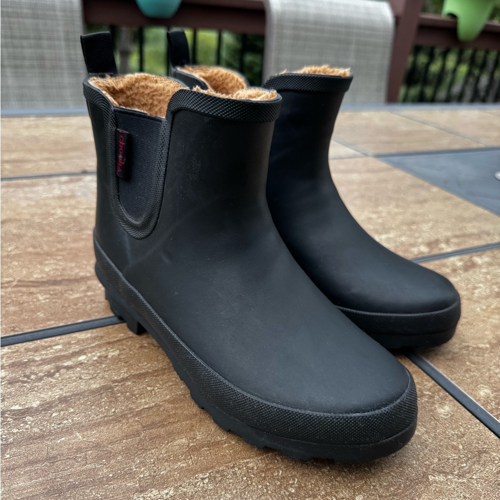 Chooka Chelsea Lined Rain Boots 6